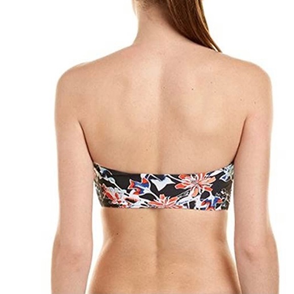 Tart Floral Front Twist Bandeau 2-Piece Bikini with Side Tie Bikini Bottoms - Picture 6 of 10